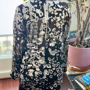 Alice + Olivia Sheer Blouse